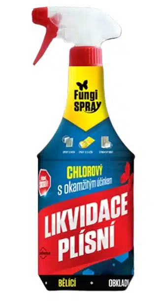Chlórový protiplesňový prostriedok s bieliacim účinkom